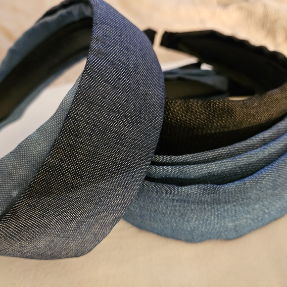 Stylish Blue and Black Headbands - Picture 2 of 2